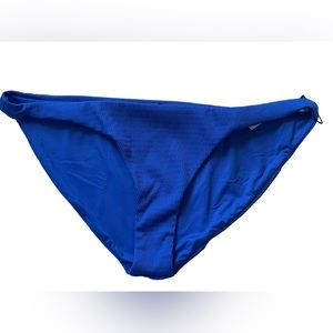 NWT VITAMIN A REVERSIBLE Luciana Bikini bottom, plus size 14/DD, sapphire